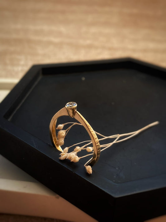 handmade recycled gold rings