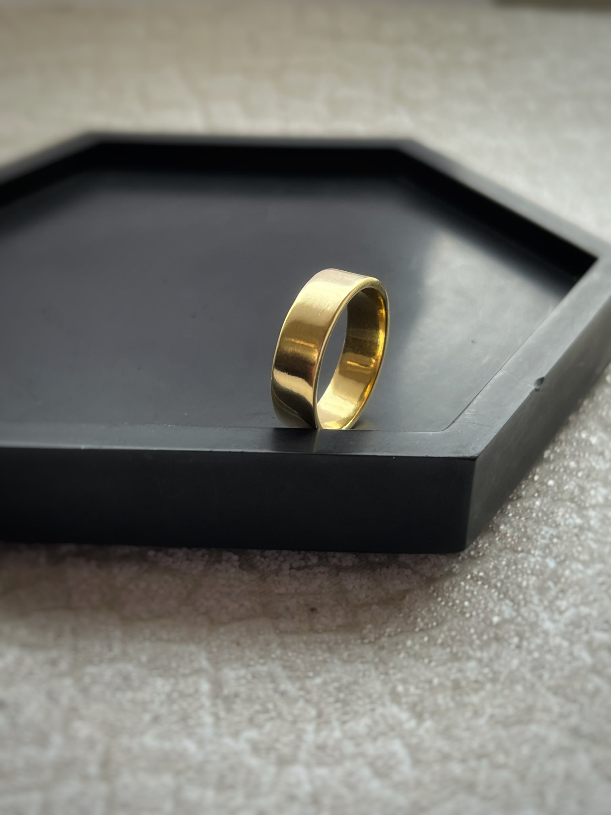 Handmade gold rings