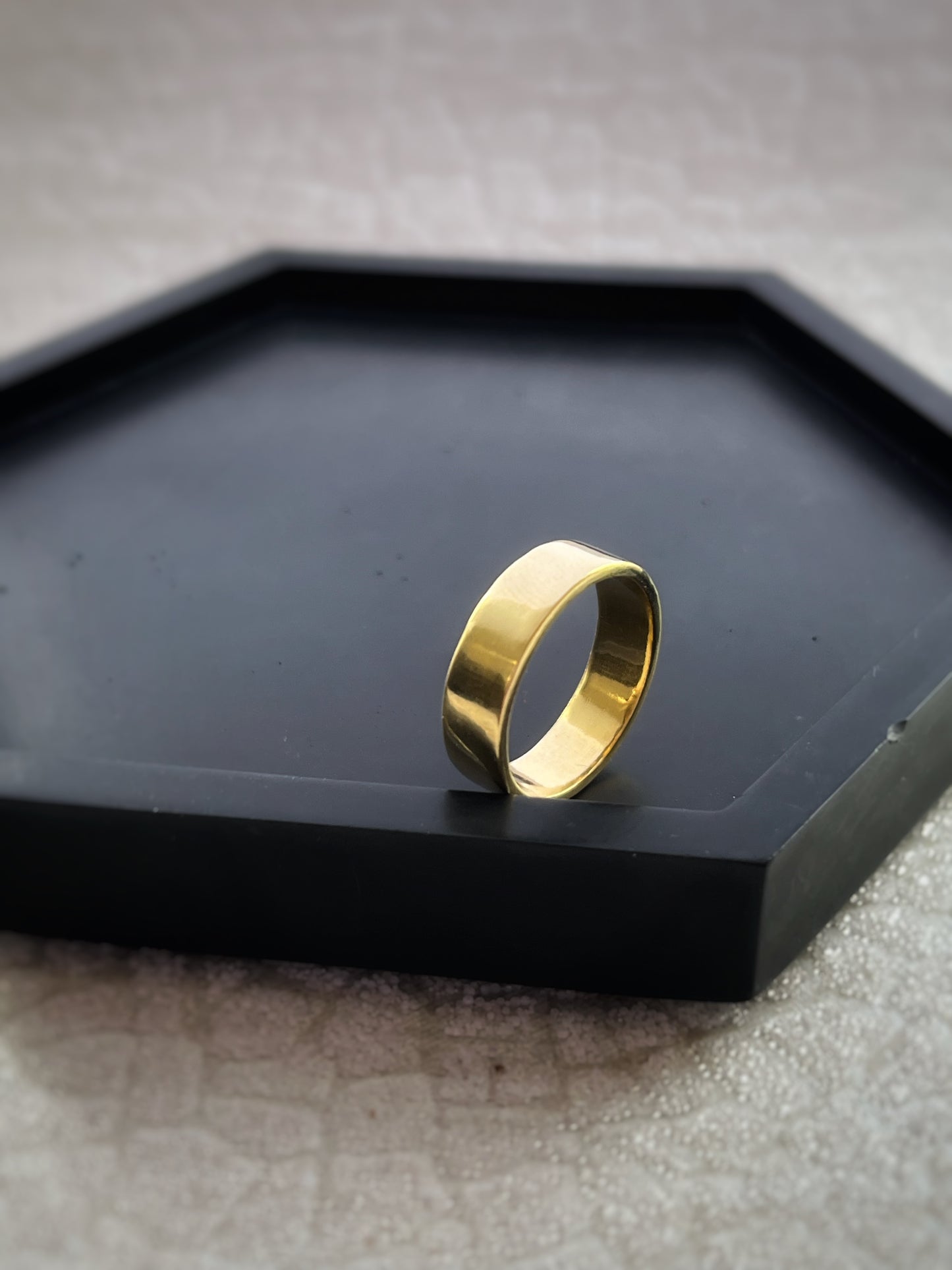 Handmade gold rings