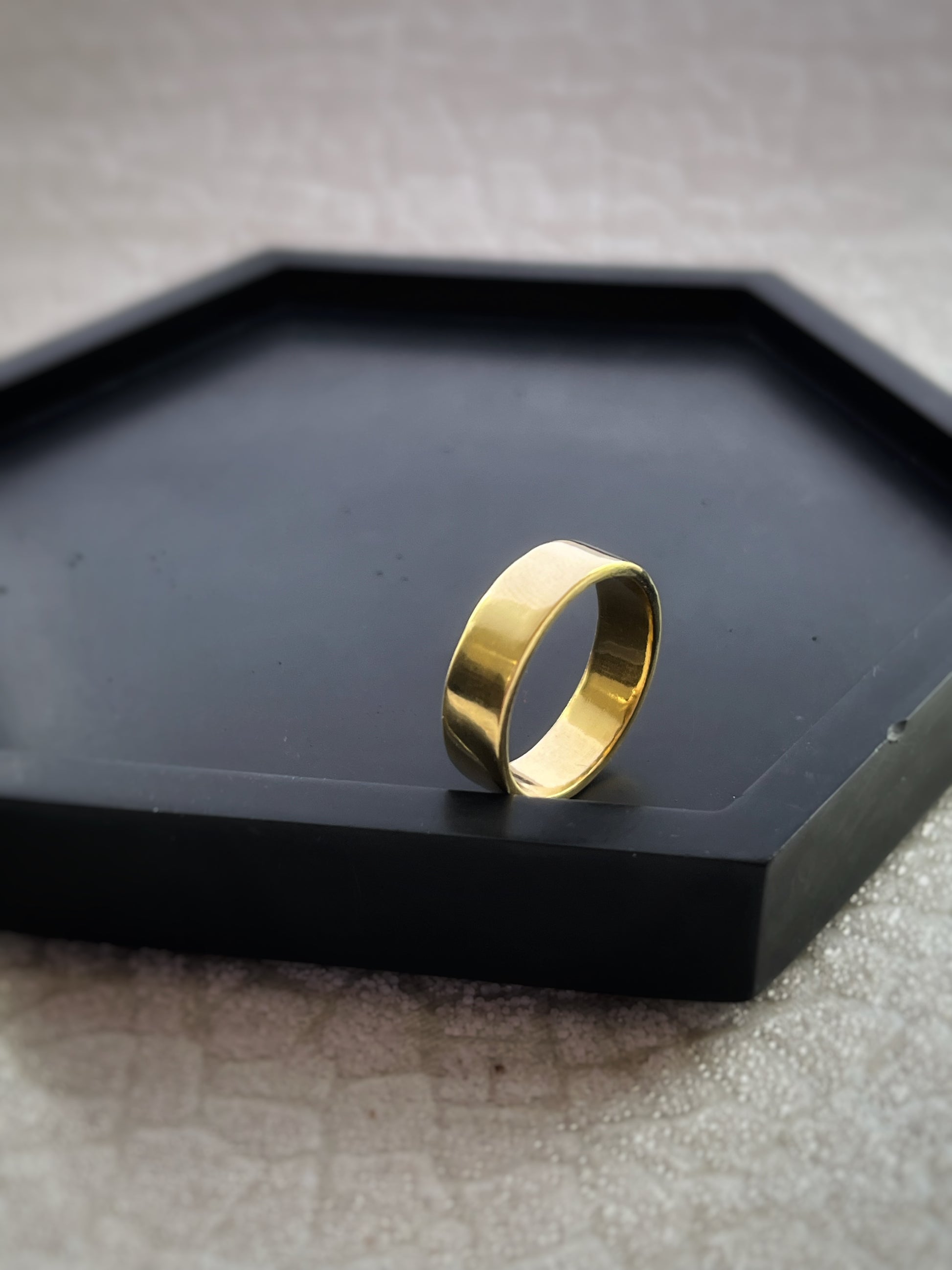 Handmade gold rings