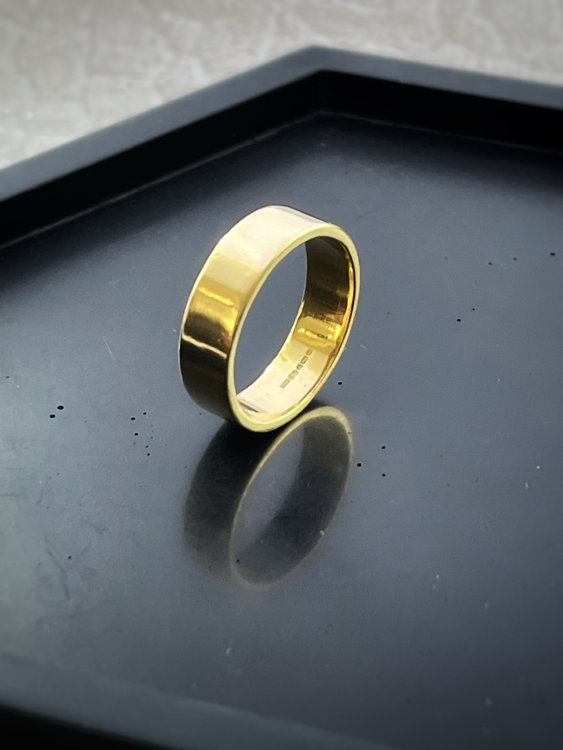 Handmade gold rings
