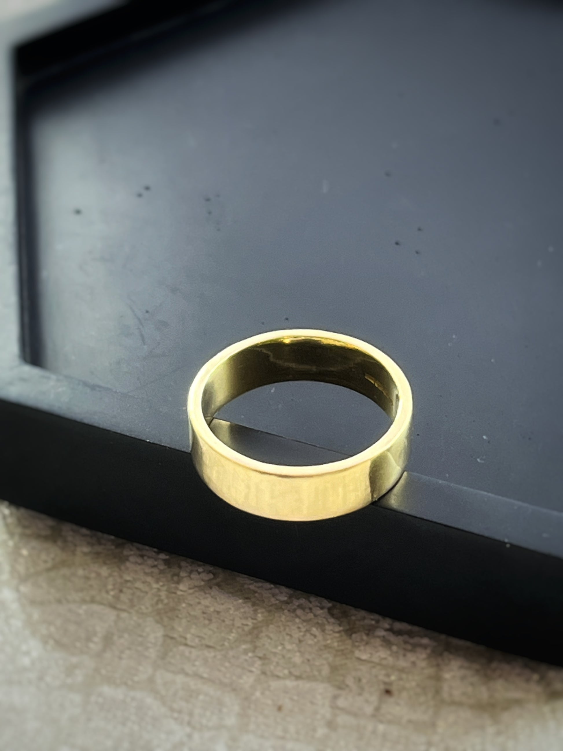 Handmade gold rings