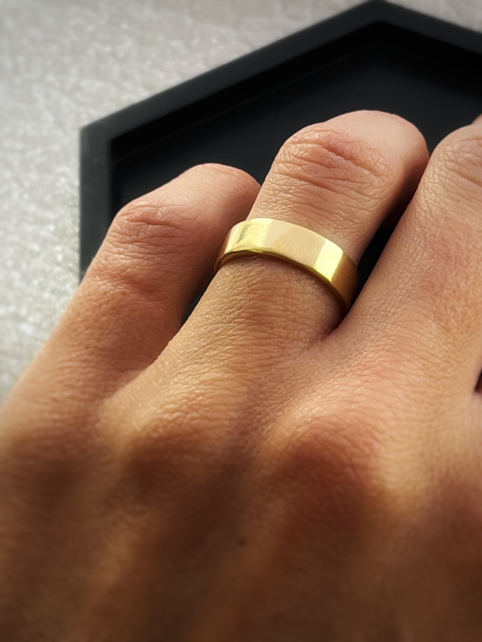 Handmade gold rings