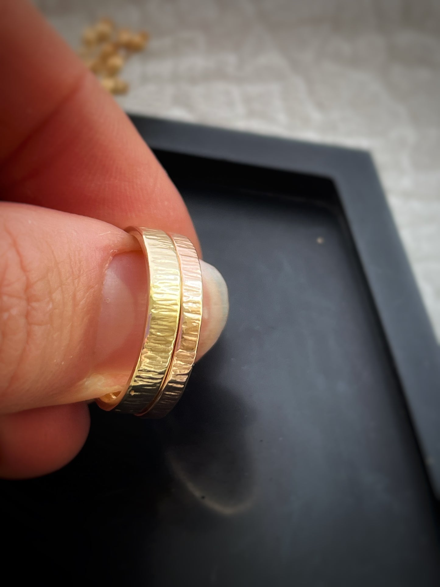 9ct yellow gold rings