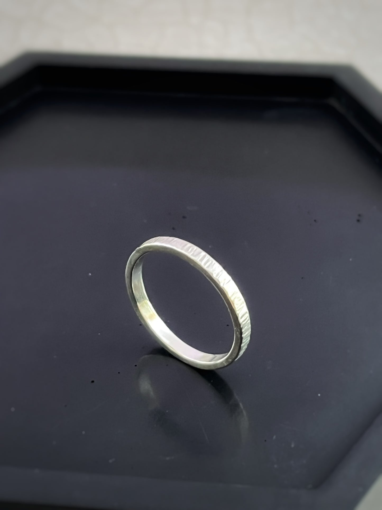 hammered gold rings
