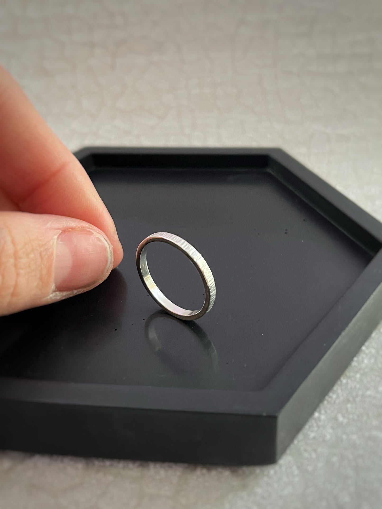 hammered gold rings