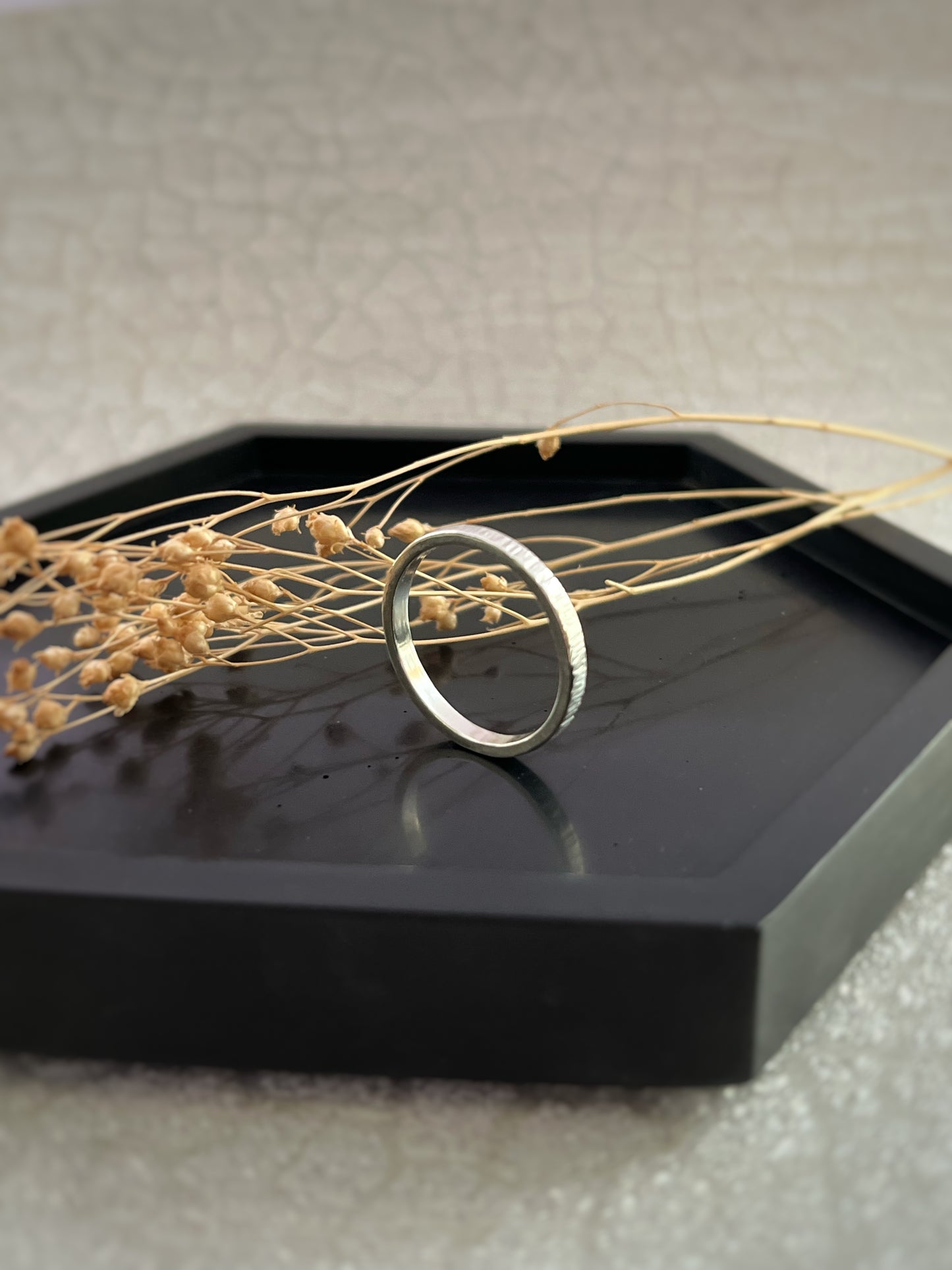 hammered gold rings