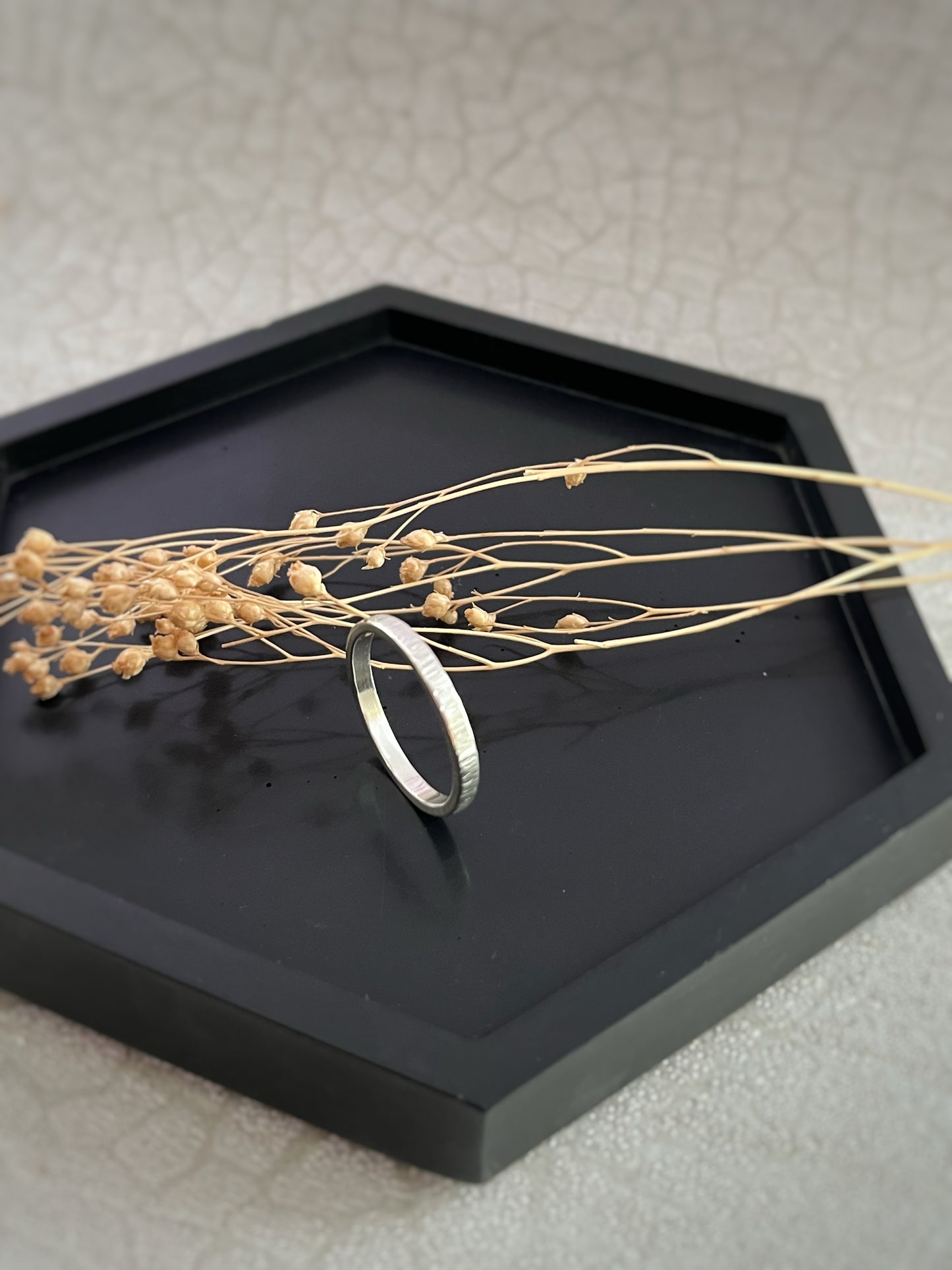 hammered gold rings