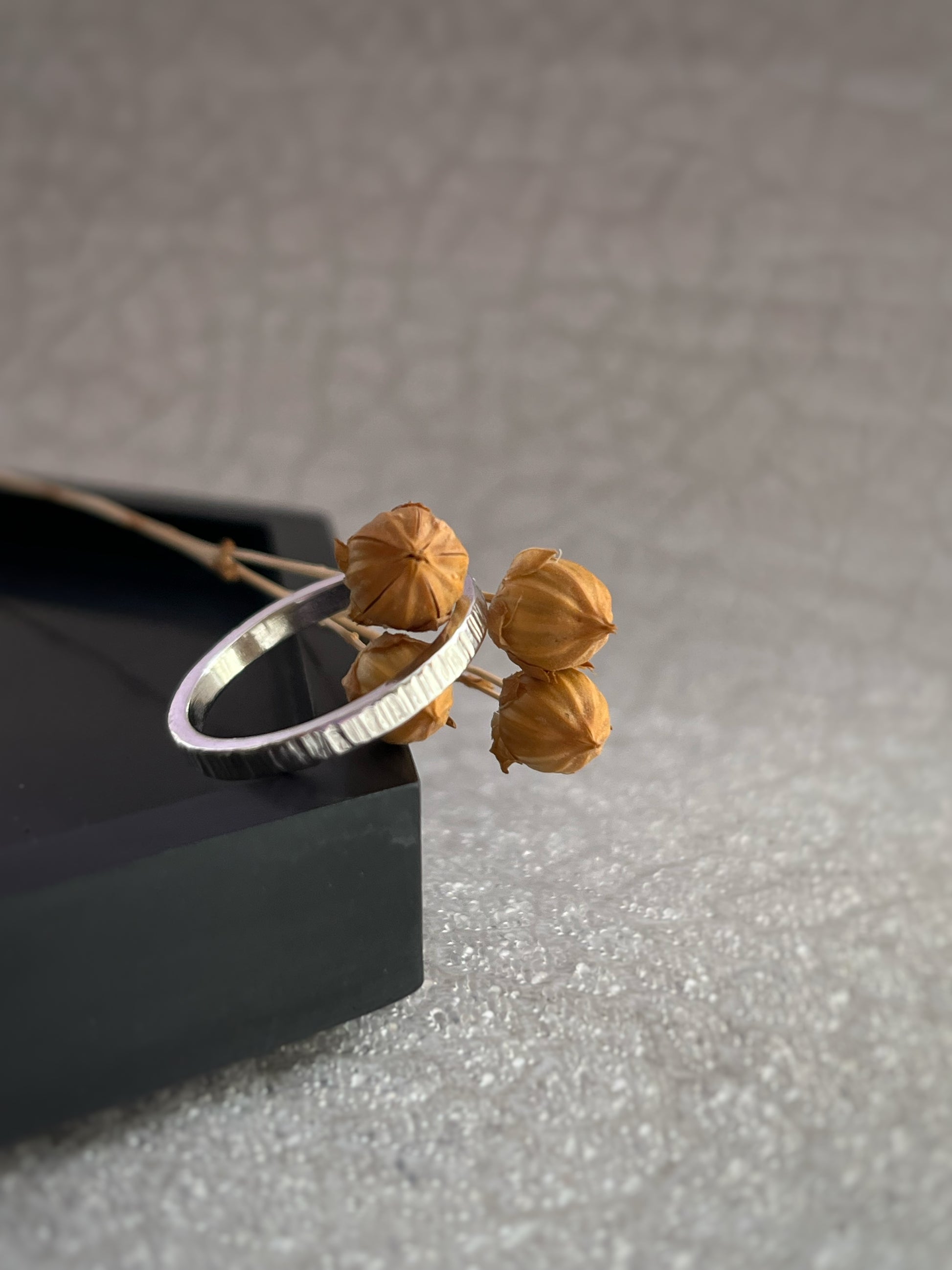 Delicate gold rings