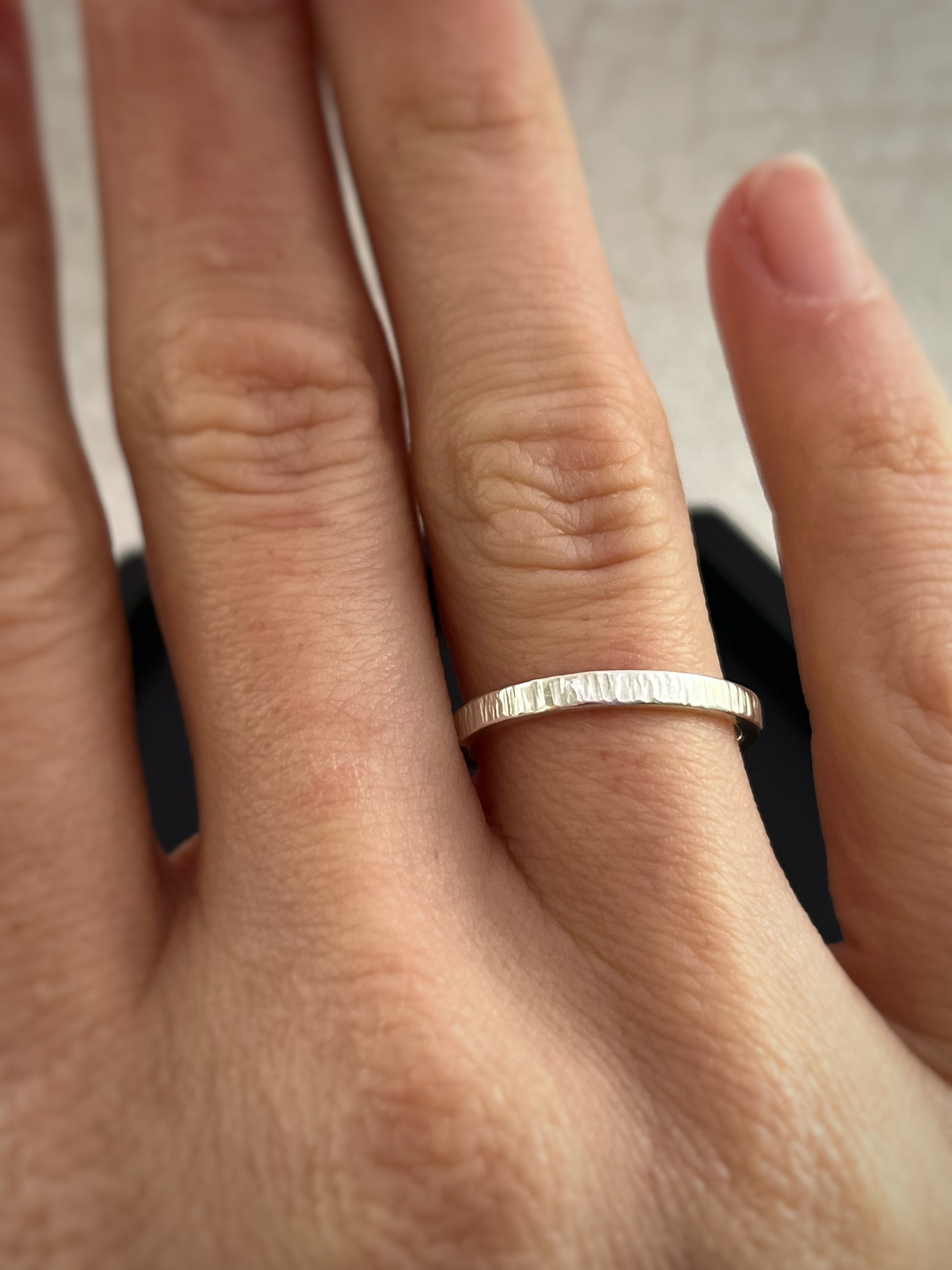 Delicate gold rings