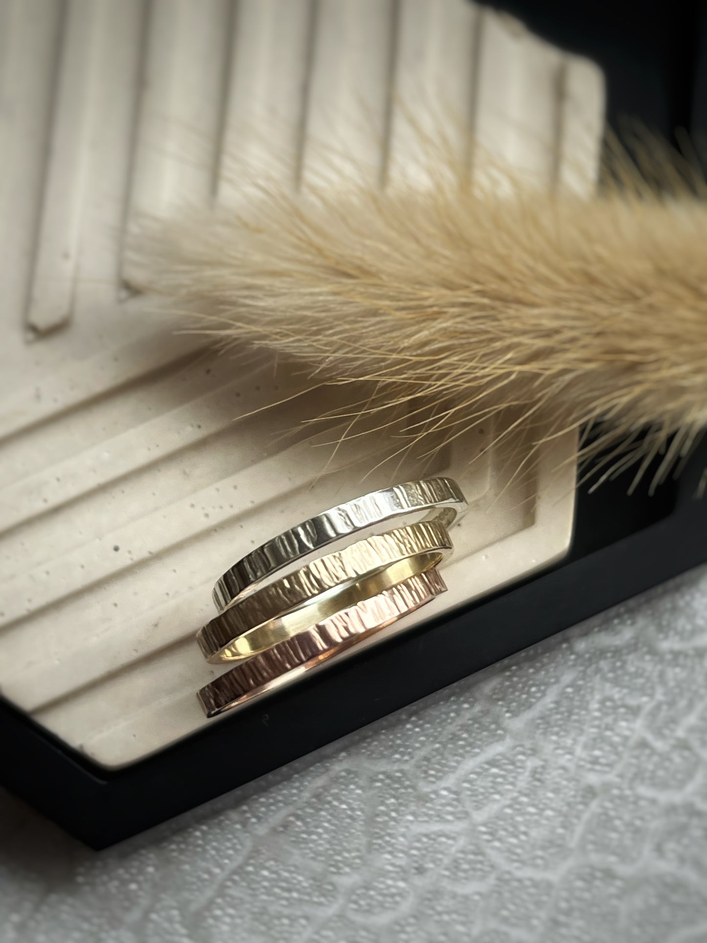9ct yellow gold rings