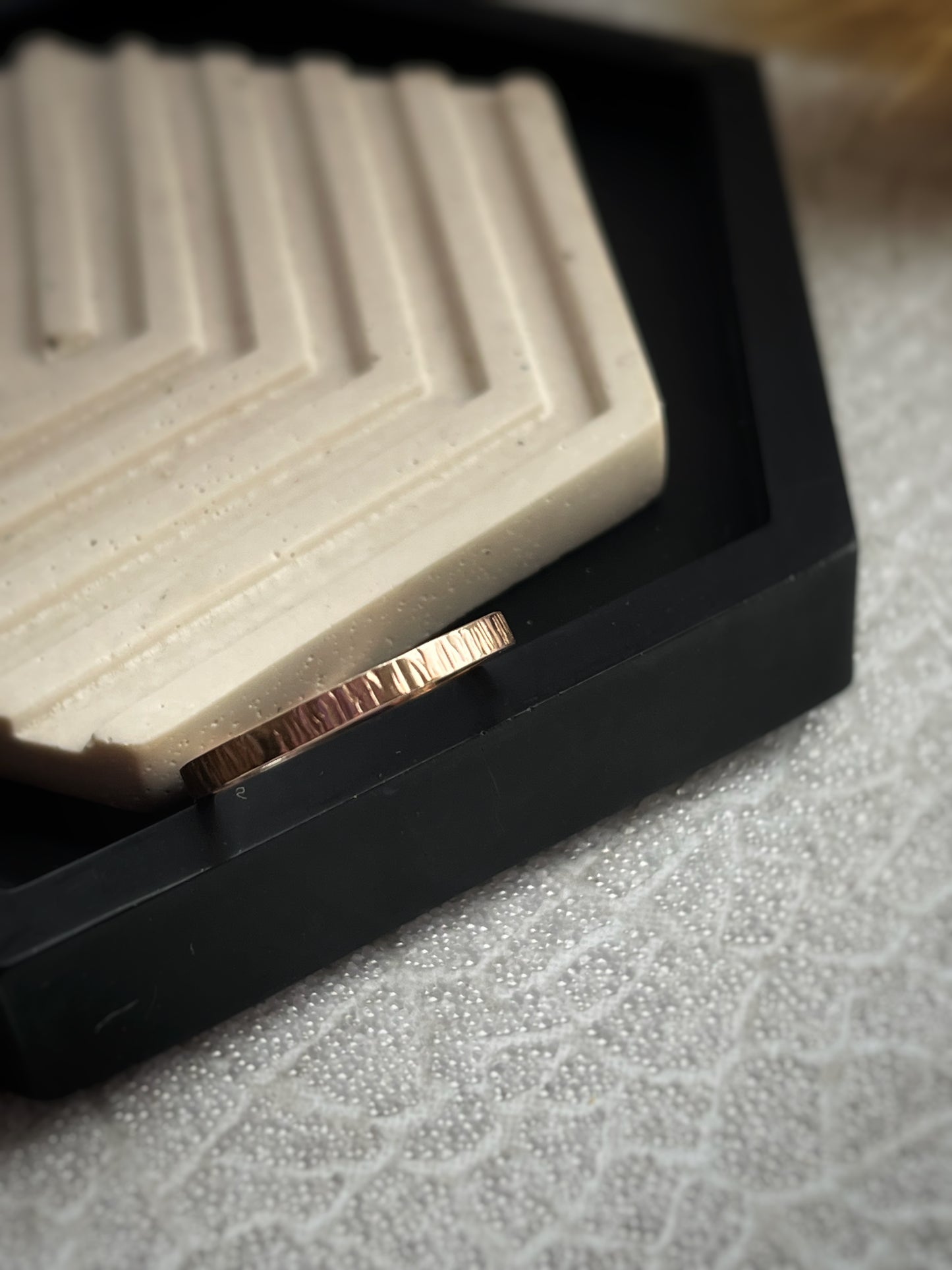 Recycled solid gold