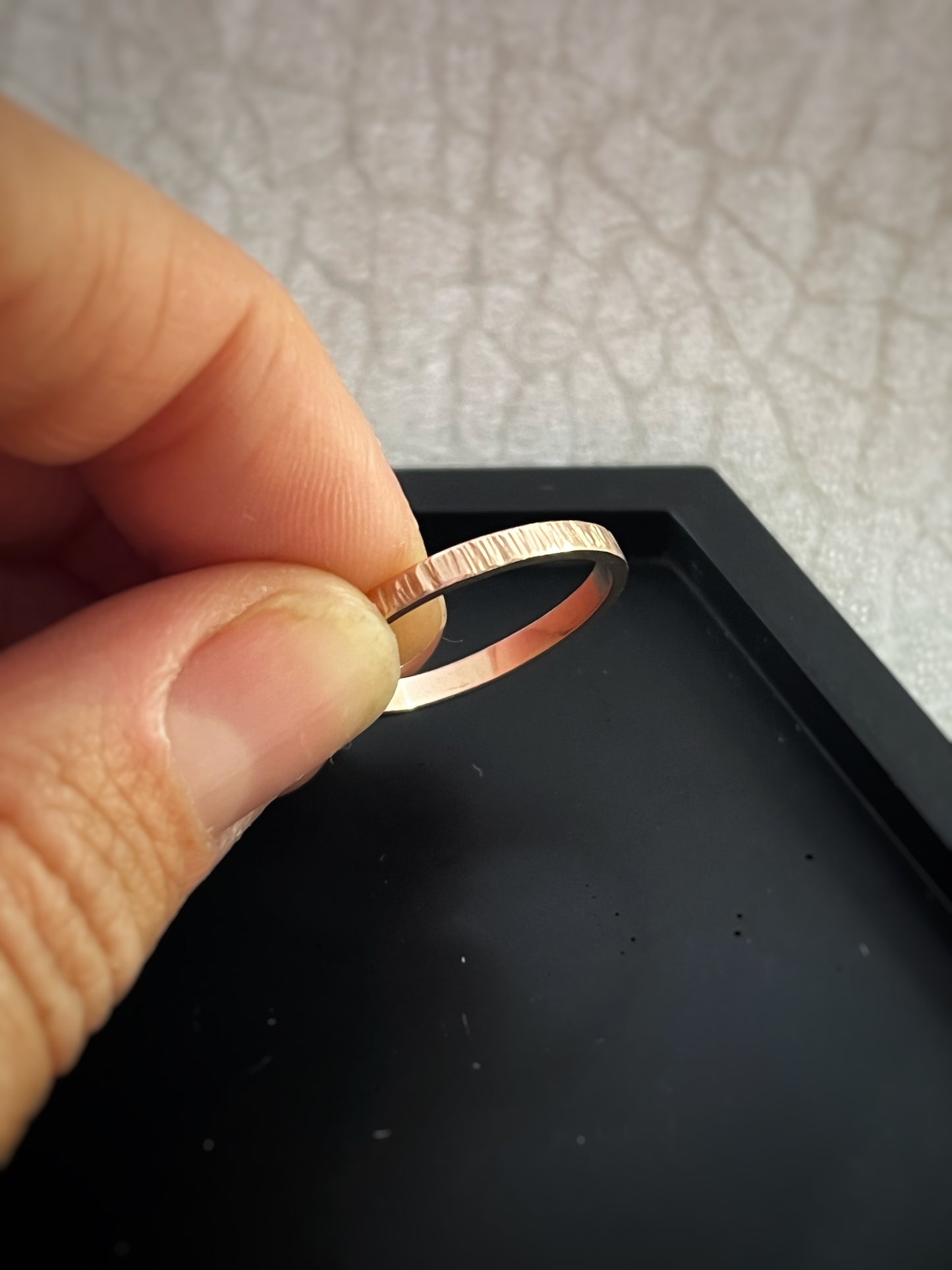 Recycled solid gold