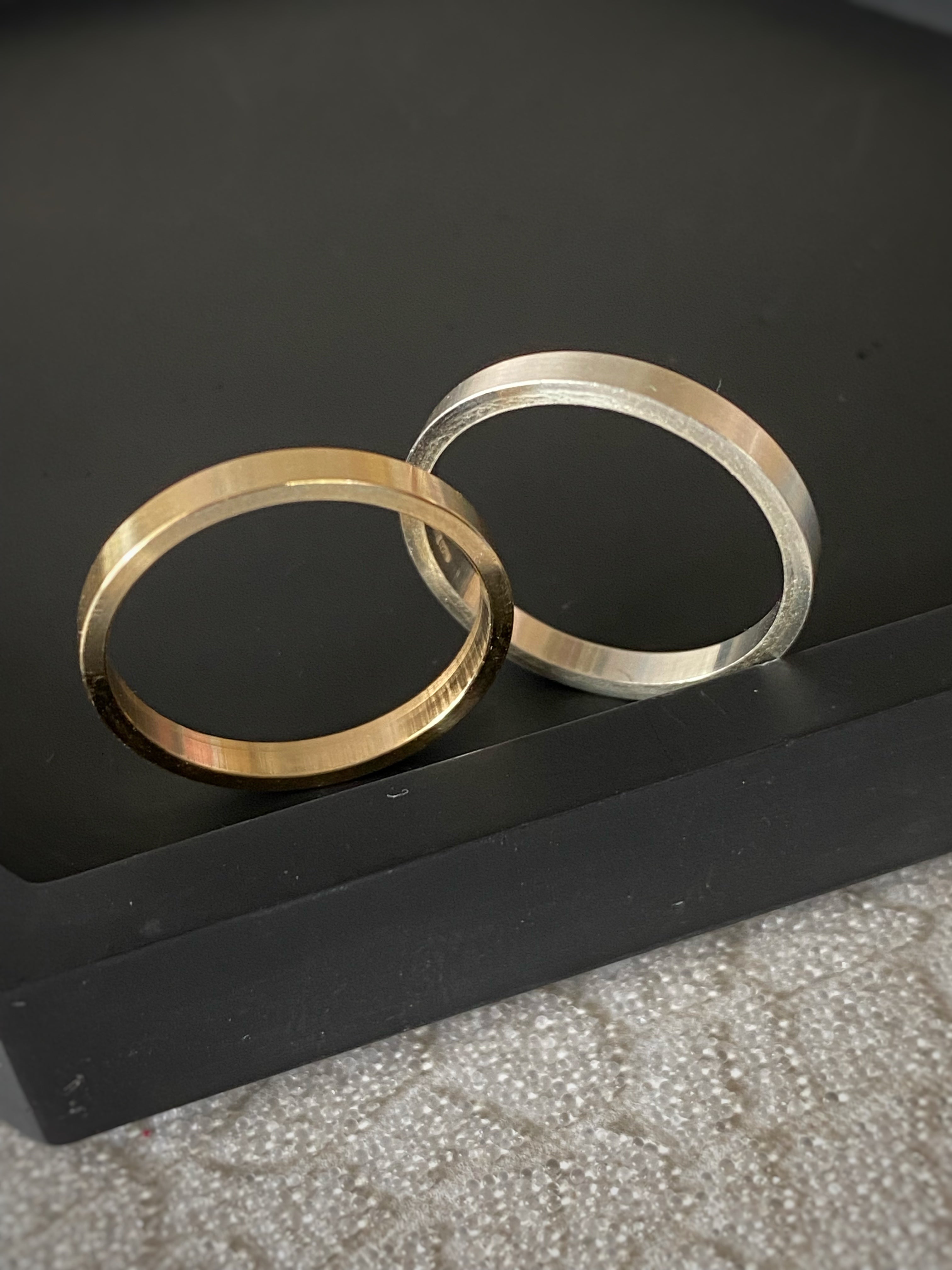 hammered gold rings