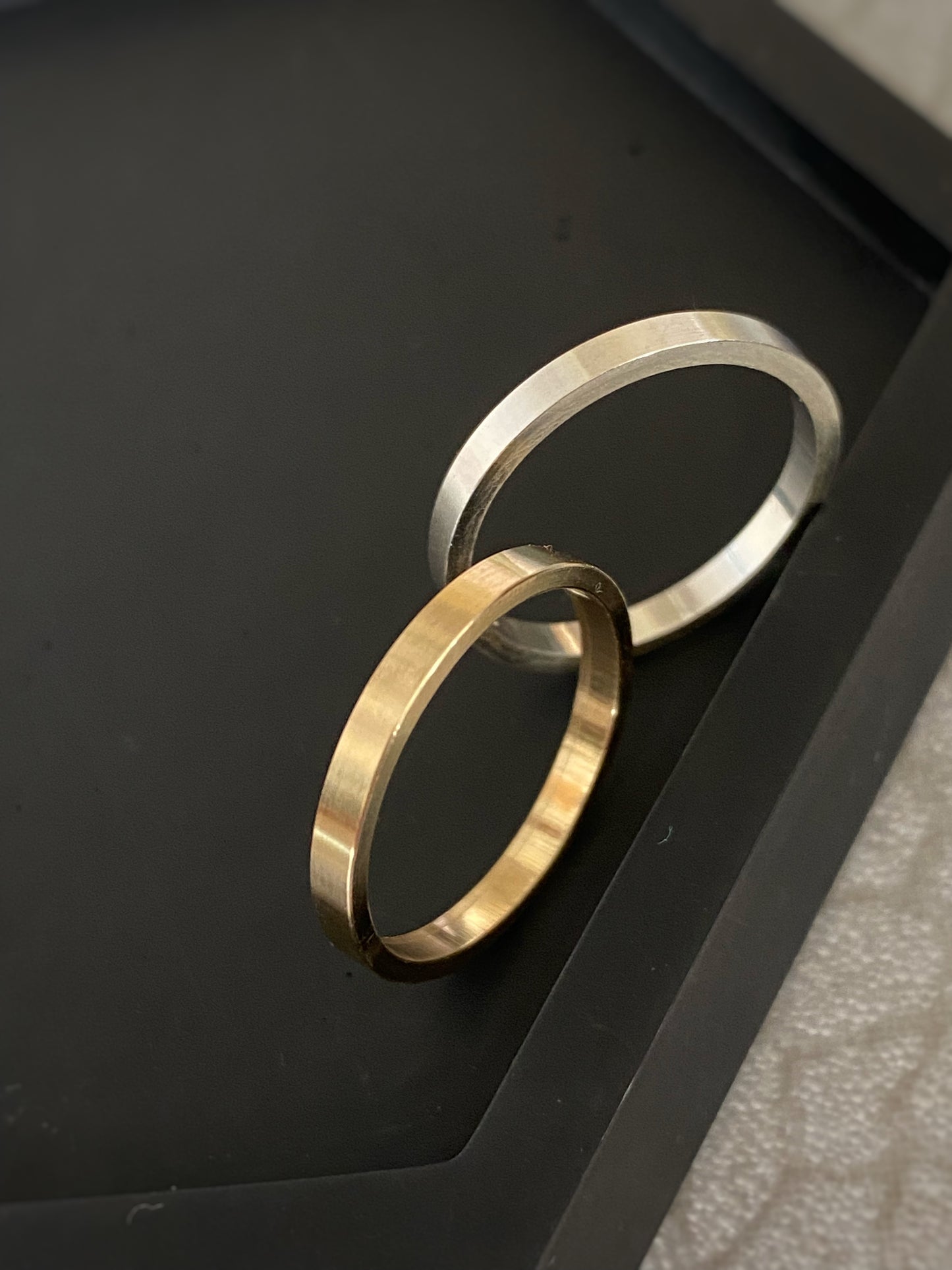 hammered gold rings