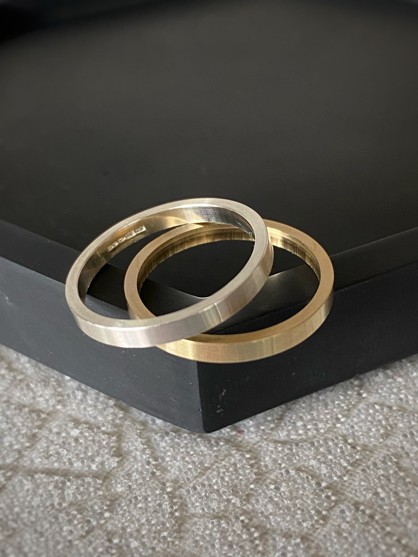 9ct yellow gold rings