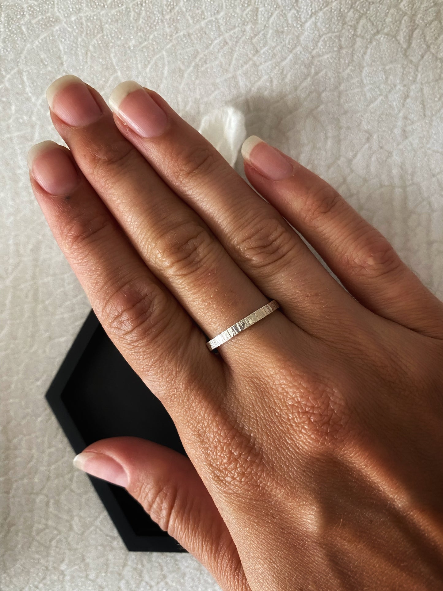 hammered gold rings