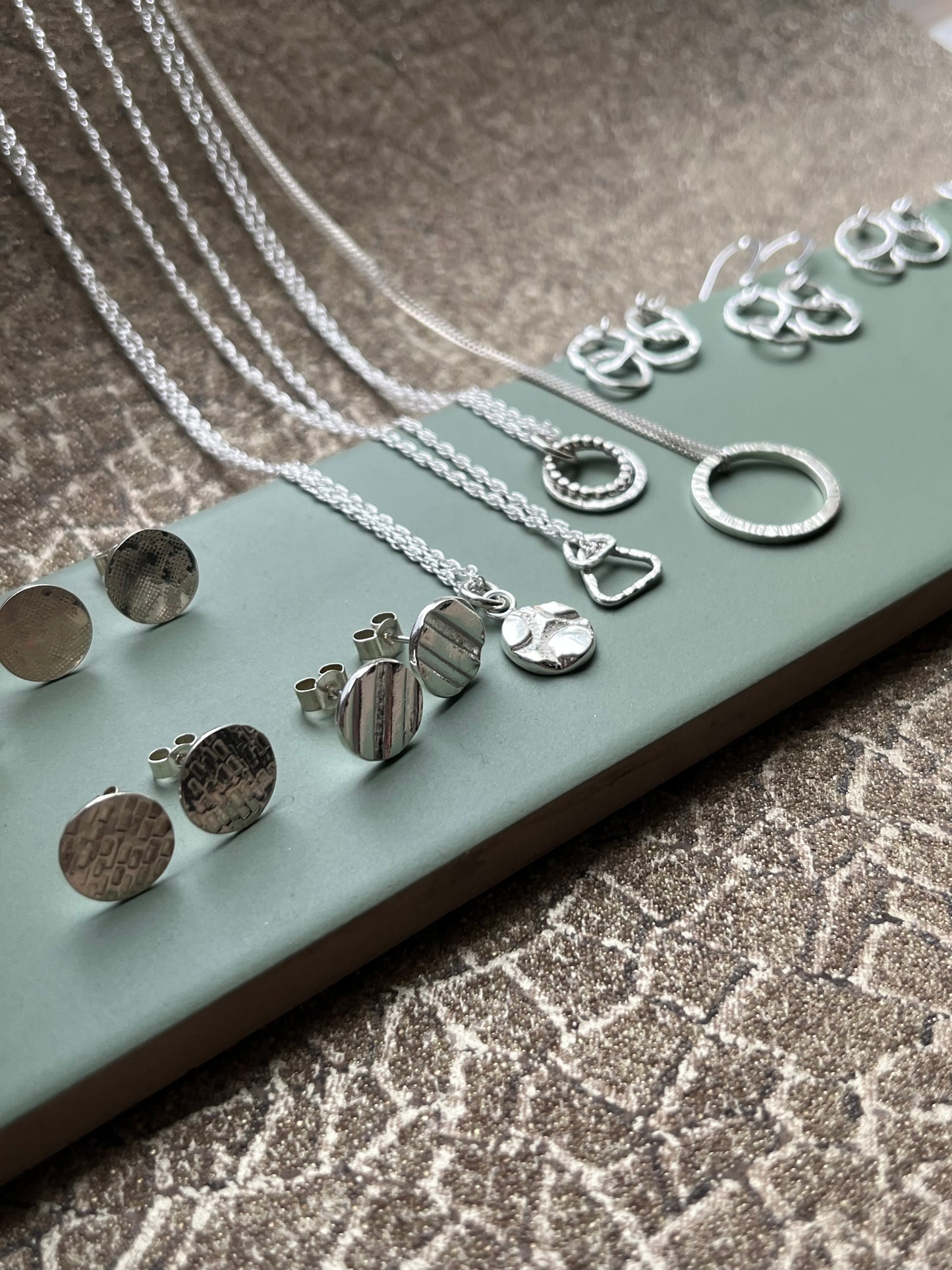 Mystery bundle of 3 handmade pieces of solid silver jewellery