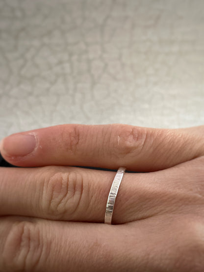 Delicate gold rings