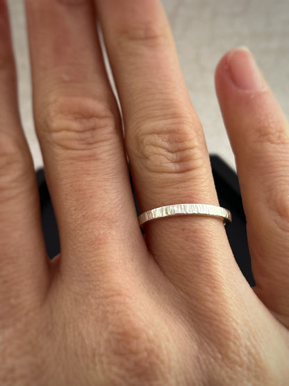Delicate gold rings
