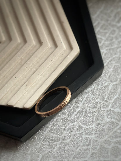 Handmade gold rings