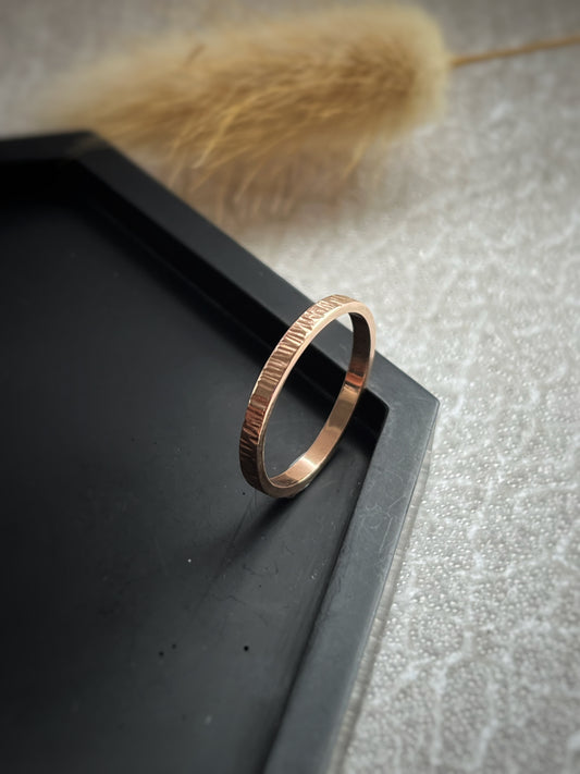 Handmade gold rings